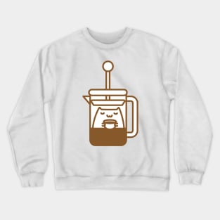 Coffee Cat Crewneck Sweatshirt